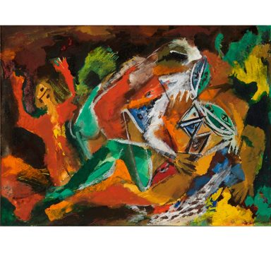 Ernst Wilhelm Nay: "Nächtliche Tragödie"